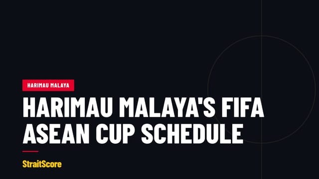 Supporters in national colours filling a stand before a Malaysia international.