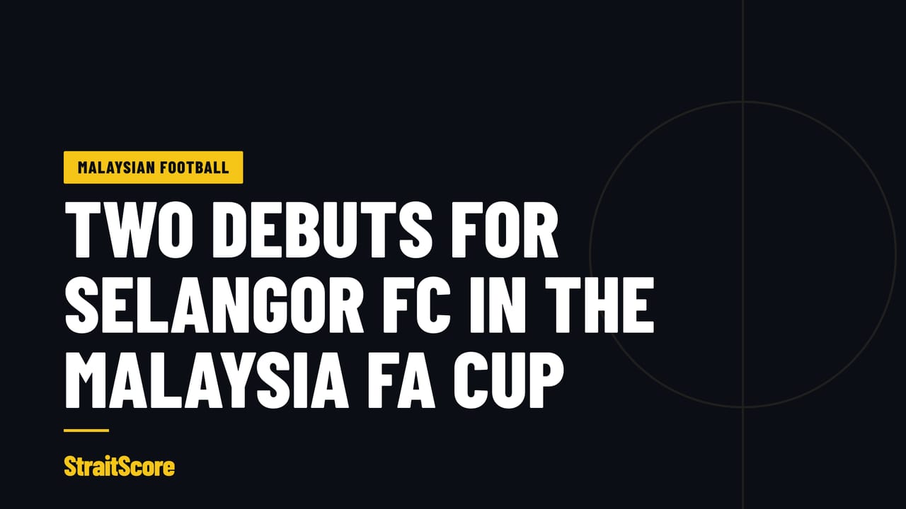 Headline graphic with the words Two debuts for Selangor FC in the Malaysia FA Cup