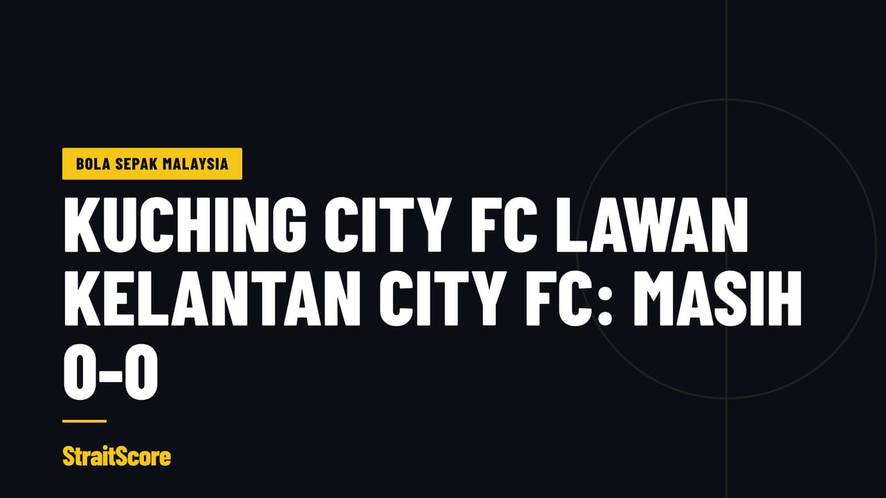 Grafik tajuk aksi kedua suku akhir Piala FA antara Kuching City FC dan Kelantan City FC