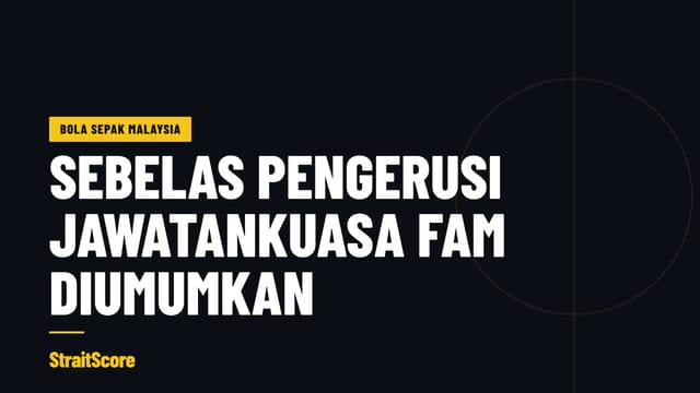 Kad tajuk berita mengenai pengerusi jawatankuasa tetap FAM yang baharu diumumkan