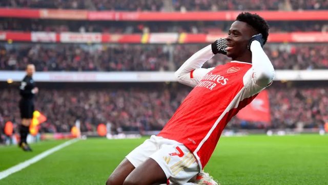 Bukayo Saka — archive football photograph
