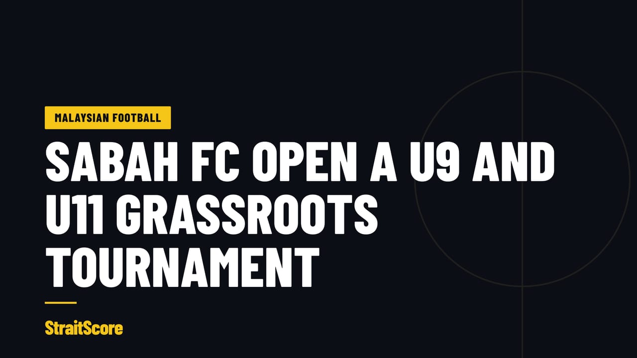Headline card: Sabah FC open a U9 and U11 grassroots tournament