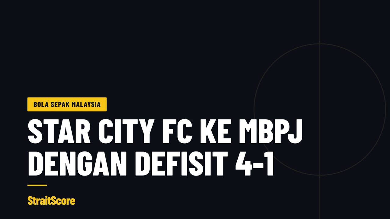 Grafik tajuk StraitScore: Star City FC dan program Oktober mereka.