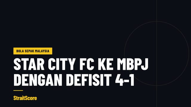 Grafik tajuk StraitScore: Star City FC dan program Oktober mereka.