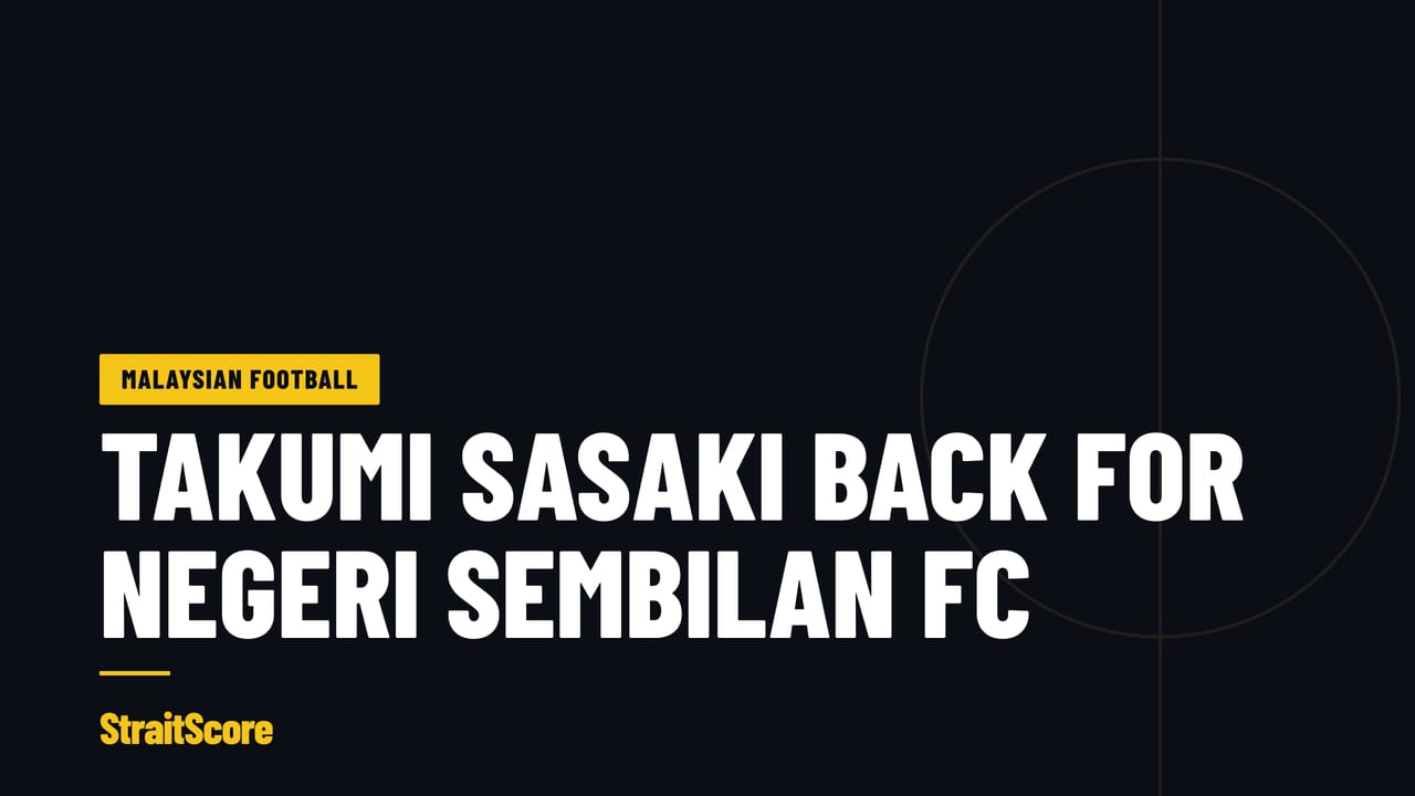 Headline card: Takumi Sasaki back for Negeri Sembilan FC